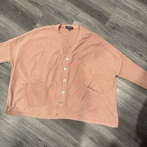 Barefoot Dreams Cozy Chic Lite Cardigan in Blush